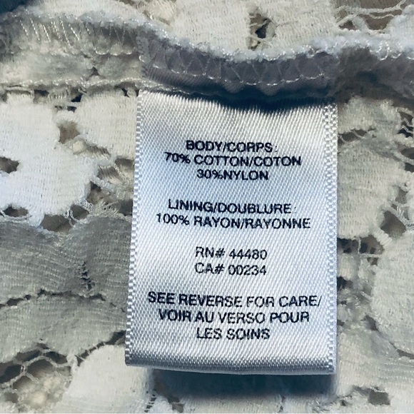 💜3/$30 Material Girl Junior Large White Lace Blazer Jacket - Picture 14 of 15